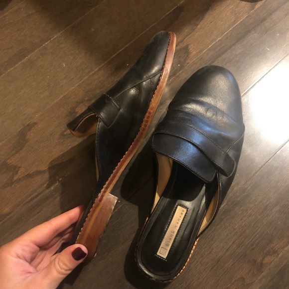 Blank canvas loafer mules - Picture 3 of 5